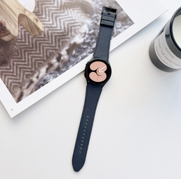 [ACC6101E] DOUBLE SIDED KOŽNA 20 MM NARUKVICA ZA SAMSUNG GALAXY WATCH 4 40MM/44MM BLUE