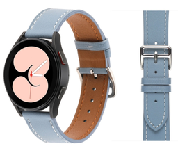 [ACC8801A] KOŽNA LEATHER NARUKVICA ZA SAMSUNG GALAXY WATCH 4 40MM/44MM BLUE