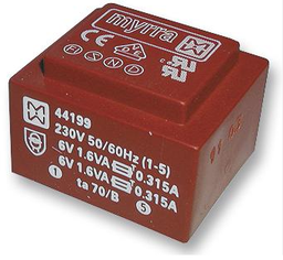 [AUD1530] TRANSFORMER ENCAPSULATED 3.2VA 230VAC 12V 12V 133MA 133MA