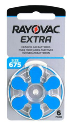 [BATRAY104] RAYOVAC EXTRA 675 (PR44) BATERIJA ZA SLUŠNI APARAT